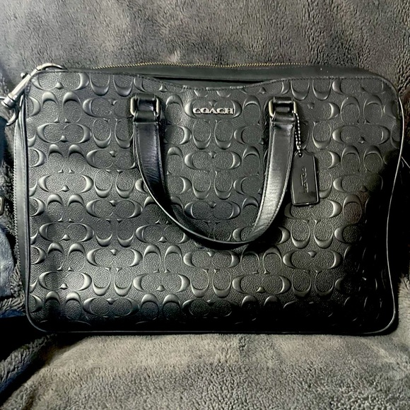 Coach Brief Signature Leather - Picture 1 of 5